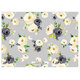 Gray and Ivory Roses Foldover Note Cards Image 2 of 2